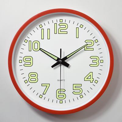 12 Inches 30CM Luminous Wall Clock Quartz Clock Bedroom Living Room Wall Clock Simple Clock Customized