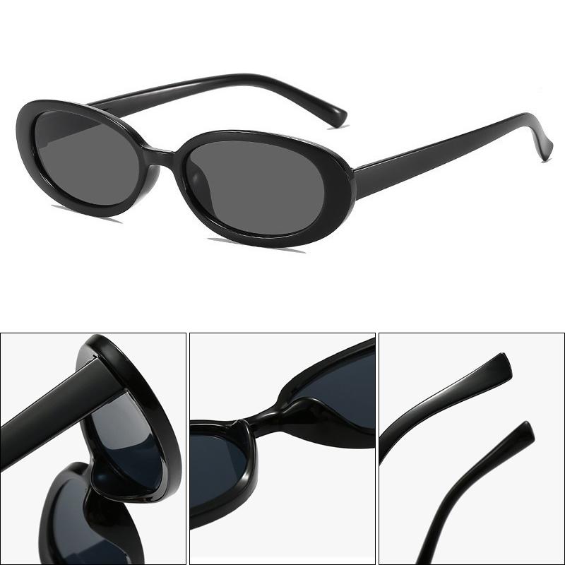 Xiaomi Women Y2K Oval Sunglasses UV400 Retro Fashion Shades for Street Travel Daily Outdoor