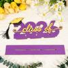 Graduation Decorations Class of 2026 Wood Table Centerpieces Congrats Grad Wooden Sign Graduation Table Toppers Gift