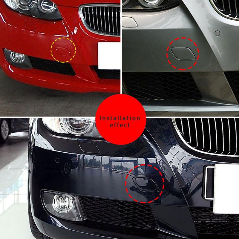 For BMW 3 Series Coupe Front Bumper Trailer Cover E92 E93 Front Towing Hook Cover 51117187956 2007-2009