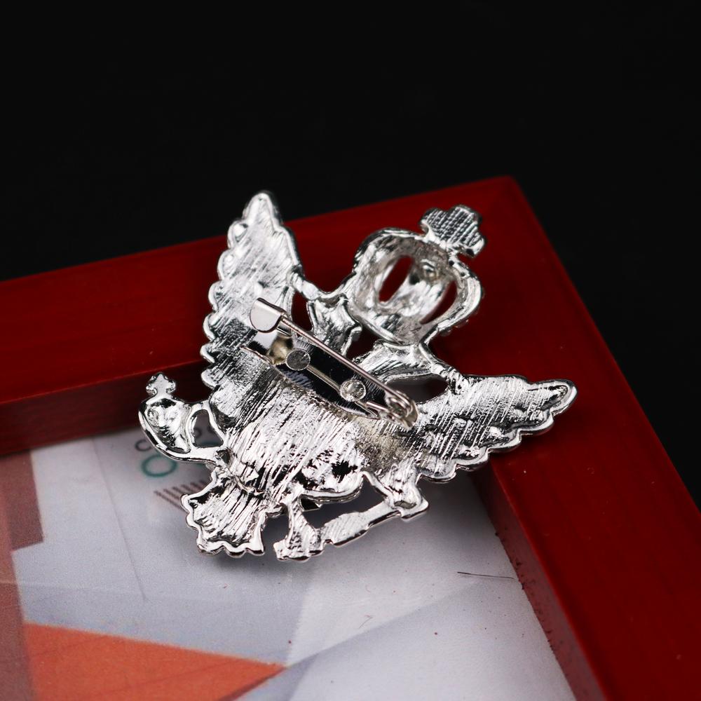 Eagle Pattern Collar Brooch Pin for Men