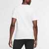 Nike T Shirts Men's White Crew Neck Moderate Straight Fit (Unisex) T-Shirts DB5590 100