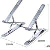 Aluminum Alloy Adjustable Laptop Stand with Dual-Layer Heat Dissipation