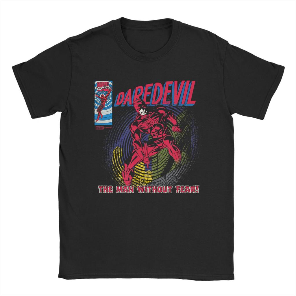 Echte Grappige Daredevil Legacy Comic Cover T-shirt Heren O-hals T-shirt TV-serie Korte mouw T-shirt MerchJacket