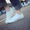 Snoepkleur Regenlaarzen Dames Veterschoenen Wit Waterdichte Regenlaarzen Lente en Zomer Dames Casual Schoenen Rubber Regenlaarzen