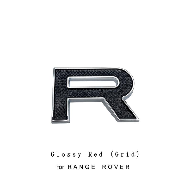 

Хромированная серебристая черная эмблема с буквами, аксессуары для стайлинга автомобиля, ремонт капота, задний значок багажника, наклейка для Range Rover Sport Evoque RANGE ROVER-Silver Black (Grid)