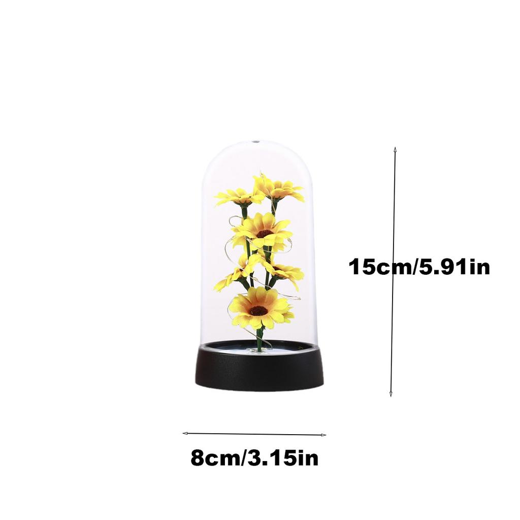 Graduation Season Gift Small Sunflower Plastic Set Mother's Day Send Wife Send Mother Valentine's Day Eternal Flower Gift Birthd