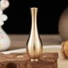 1PC Mini Vintage Vase Ornament Home Decoration Retro Brass Flower Bottle Figurines Decorative Crafts