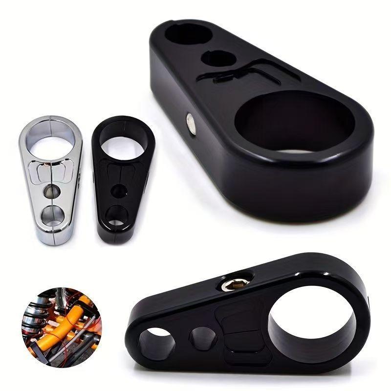 תפסן/תושבת רב-תכליתי 25 מ"מ עבור צינור בלם לאופנוע/טרקטורון