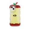 Apple Core Suitable for IPhone16 Mobile Phone Case 13promax Transparent Silicone 15 Leaf Doll 14 Double Bracket 11