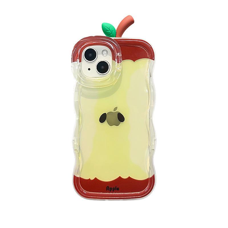 Apple Core Geeignet für IPhone16 Handyhülle 13promax Transparentes Silikon 15 Blatt Puppe 14 Doppelhalterung 11