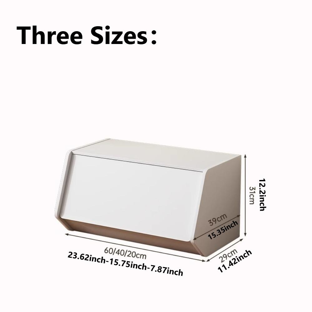 Display Cabinet Storage Bookcase Toy Storage Box Bedside Cabinet Household Doors Durable Organization Solution for Home Office