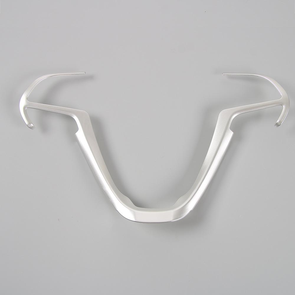 

Декоративная наклейка на руль из АБС-пластика подходит для Jeep Grand Cherokee для Jeep Cherokee 2014-2020, аксессуары для салона автомобиля серебряный