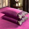 1 Pair Pack Brushed European Lace Pillow Covers, 48*74cm Dormitory Pillow Covers, Home Goods Pillow Covers