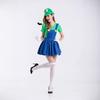 Halloween Costume Ario Mario Anime Game Uniform Cosplay Super Marie Skirt