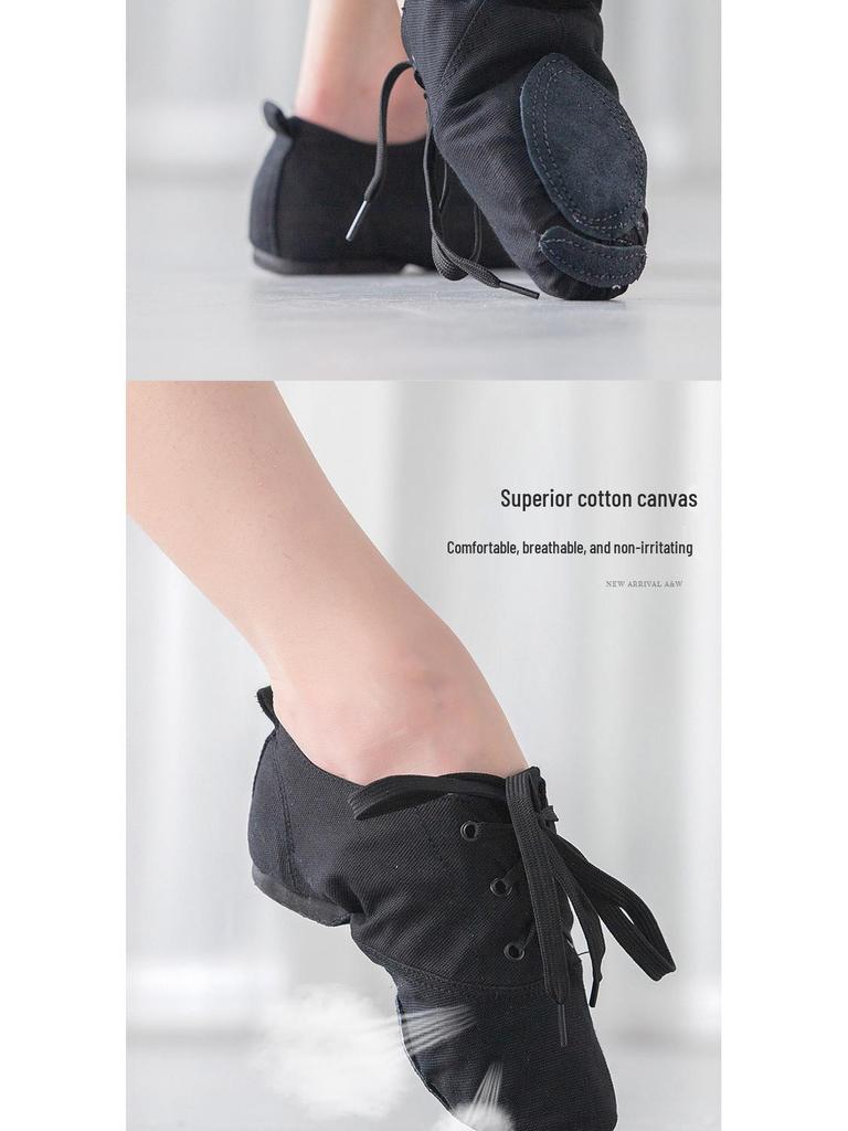 Unisex Canvas Jazz & Ballet Dance Shoes for Kids and Adults