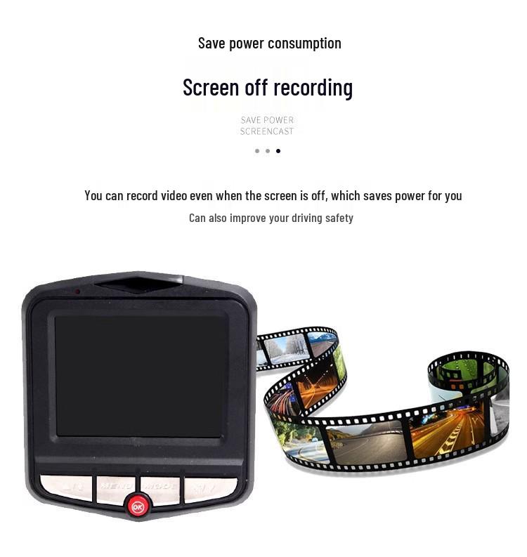 2.4" HD 1080P Dash Cam with Single Lens Car Recorder