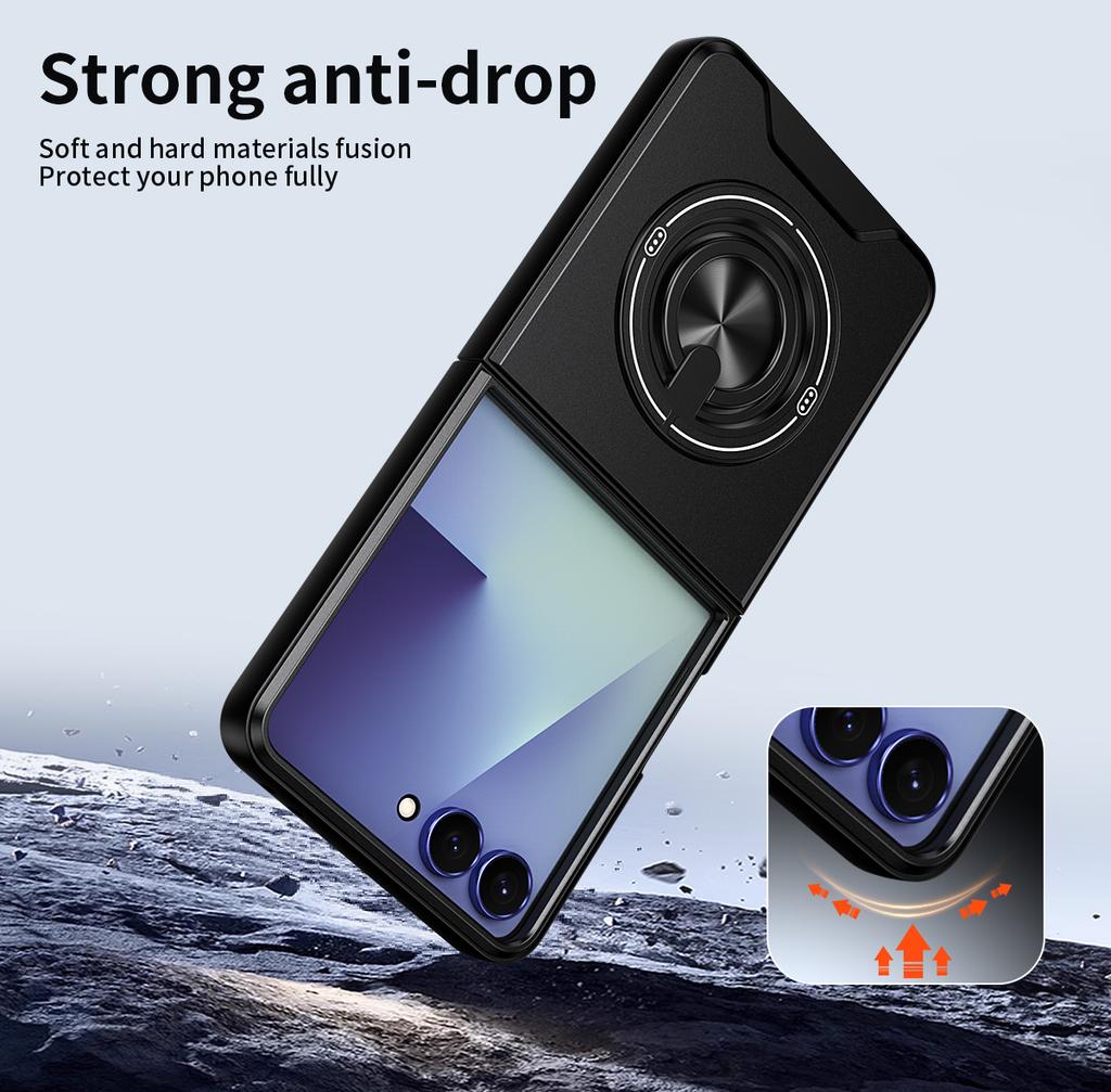 Dual Layer Hybrid Protection Armor Case for Samsung Galaxy Z Flip 8 7 6 Flip8 Flip7 FE Flip 5 3 4 Flip6 Flip5 Flip4 Phone Cover