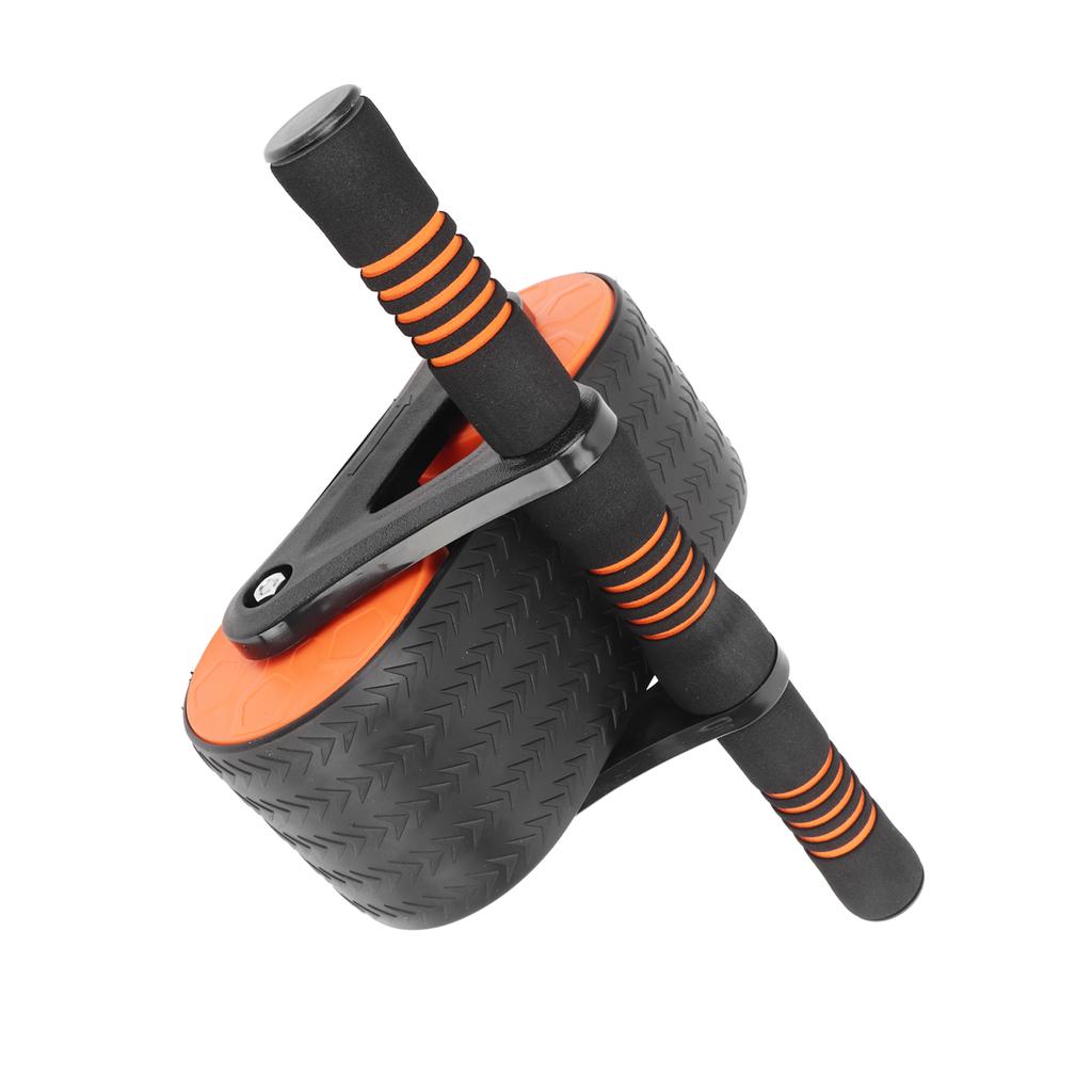 Abdominal Roller Wheel Automatic Springback Abdominal Wheel With Ergonomic Handle Knee Pad For Home Gym Orange