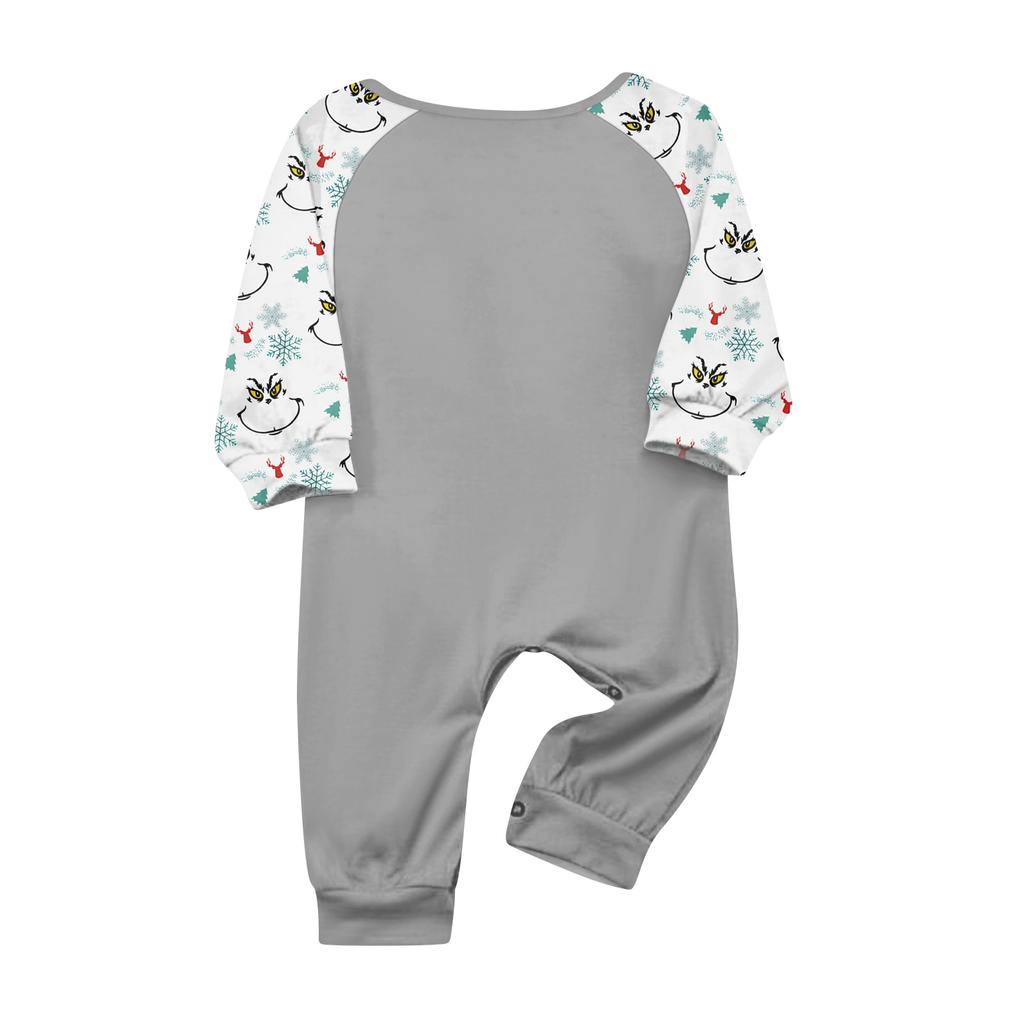 Family Matching Print Sets Pajamas Loungewear Outfits Family Matching Long Sleeve Tops+Pants Set