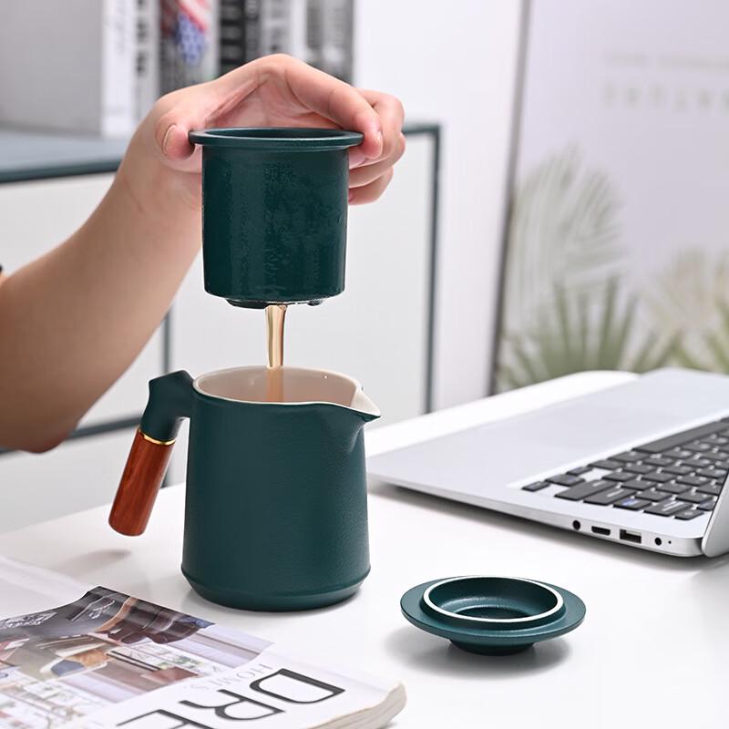 Jinge Coarse Pottery Portable Kung Fu Tea Set