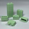 Small Particle Building Blocks: 1x2 High-Hole Brick 3004 - Basic Wall Brick Toy Accessories