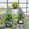 Widened Iron Balcony Railing Hanging Flower Pot Rack