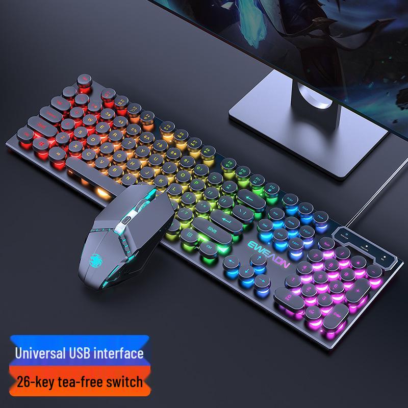 Pioneer GX330 Mechanical-Feel Gaming Keyboard & Mouse Set - Luminous for PC/Laptop