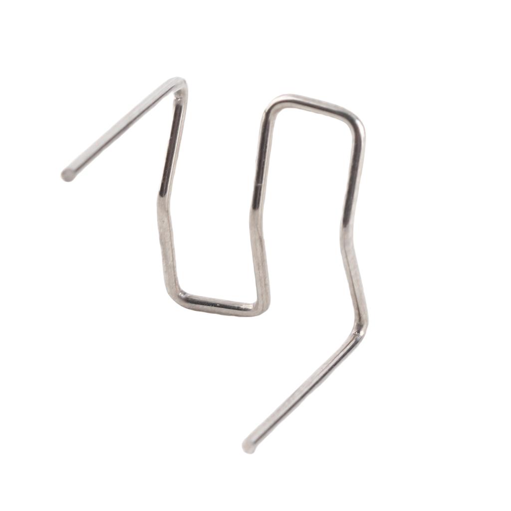 Universal 100 Pcs Set Precut 0.6mm 0.8mm Hot Flat Staples For Plastic Stapler Repair Welder Repair Tool