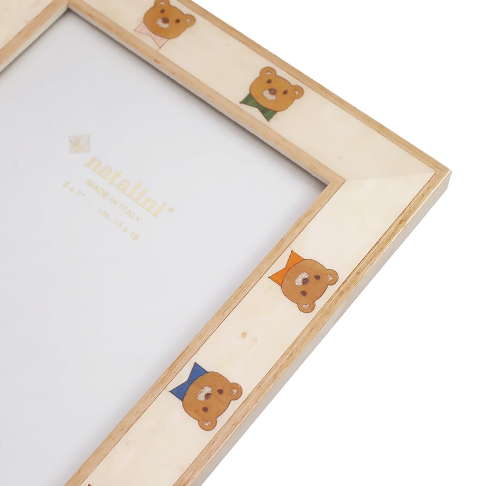 Natalini photo bear for interior NATALINI Italian-made frame, handmade, design, wooden, decoration.