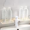 Wall Mounted U Shaped Countertop Storage Rack Water Drainage Kitchen Storage Rack  Bathroom