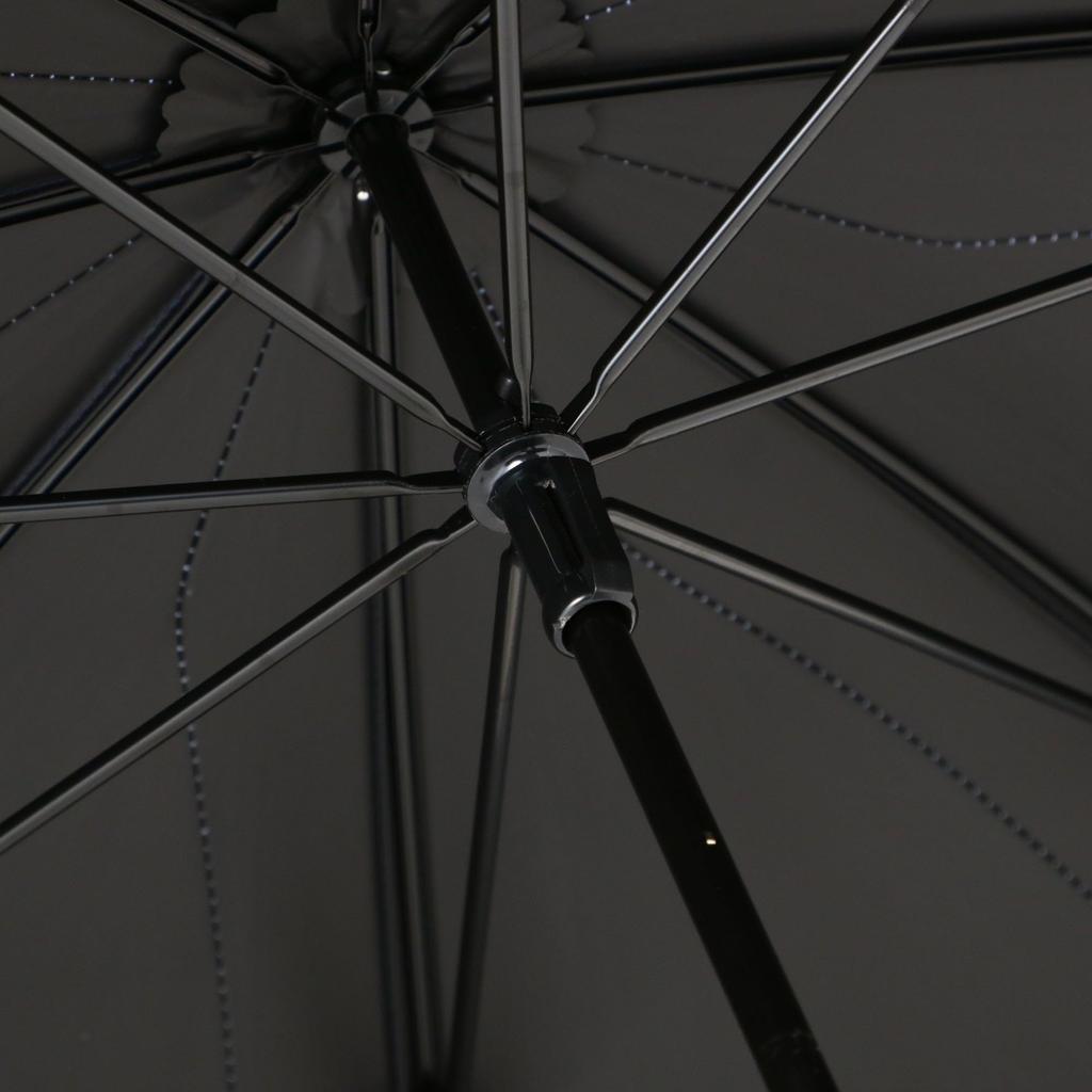 Francfranc Piping Long Navy Rain or Two-tone Umbrella, 50cm, (For Shine)