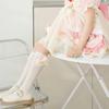 Stylish Knee Length Socks for Girls 3-12 Years Bowknot Trimmed Long Tube Socks Party Daily Wear Accessories