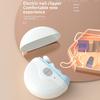 Yousheng 2-In-1 Electric Nail Clipper Automatic Kids Adults Seniors Nail Trimmer with LED Light Baby Manicure Grinding File Fingernail Cutter Polisher