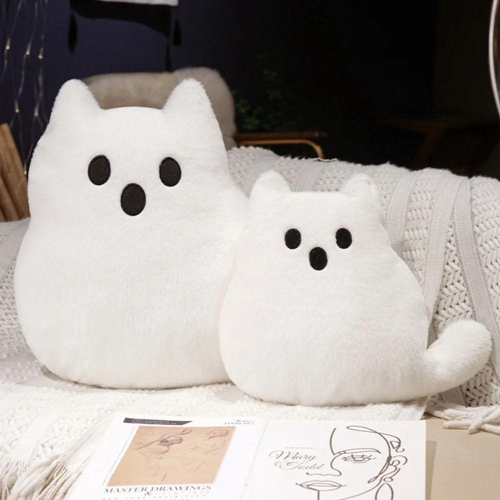 PP Cotton Ghost Cat Plush Toys Halloween Style Black Cat Plush Doll  Children Girl
