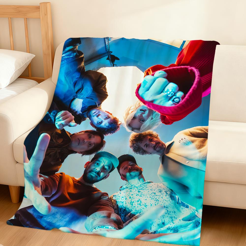 Band Cool Flannel Soft Warm Plush Blanket Sofa Living Room P-Park Pet Hogar Bedroom L-Linkin Gift Home Car Portable From Zero