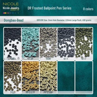 TOHO 11/0 Frosted Series 2mm Handmade Japanese Seed Beads - DIY Crafting, 10g Pack