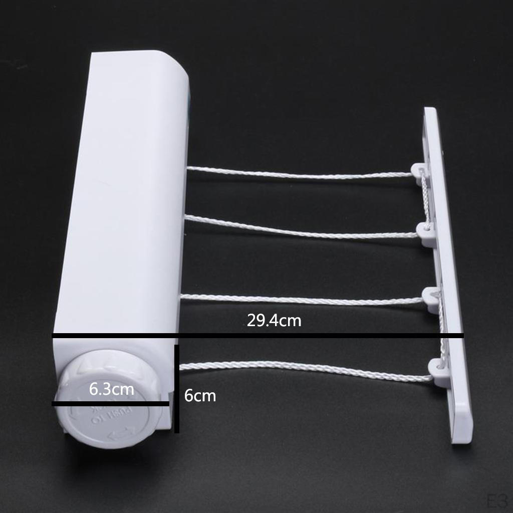 Adjustable Clothes Drying Line for Indoor and Outdoor Use