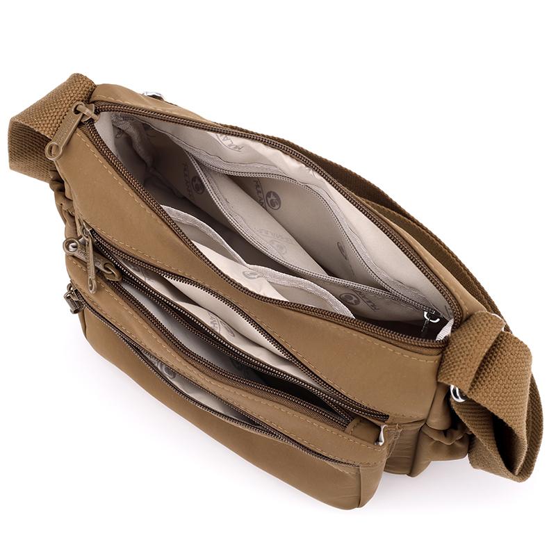 Lightweight Large Capacity Shoulder Bag Water-repellent Nylon Women's Crossbody Bag