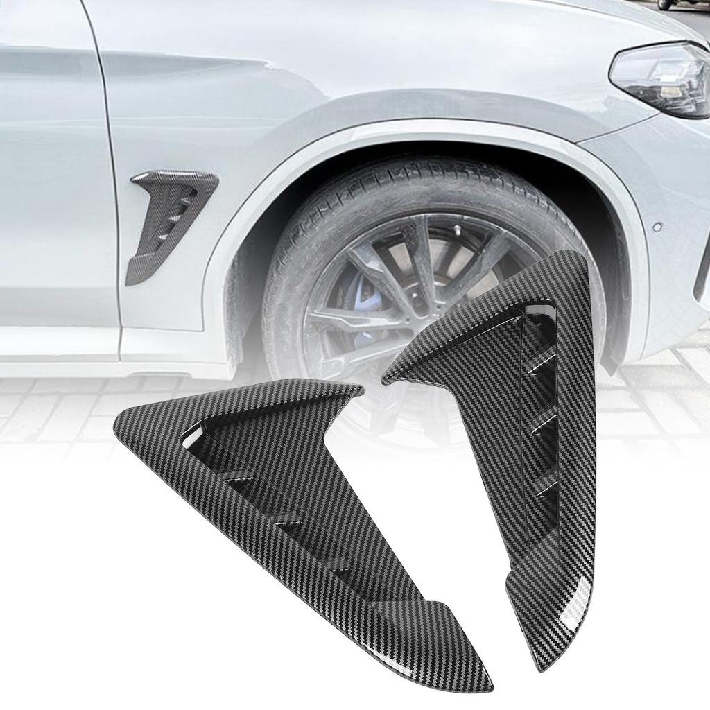 1 P  Side Vent Trim Left Right Car Mudguard Side   Vent Cover Sticker Decor for X3 G01 X4 G02 M Sport