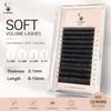 Supmacio 2D 3D 4D 5D W Shaped Bloom Eyeashes 0.10mm C/D Curl Natural Soft Light Individual 3DW 4DW 5DW YY Lashes