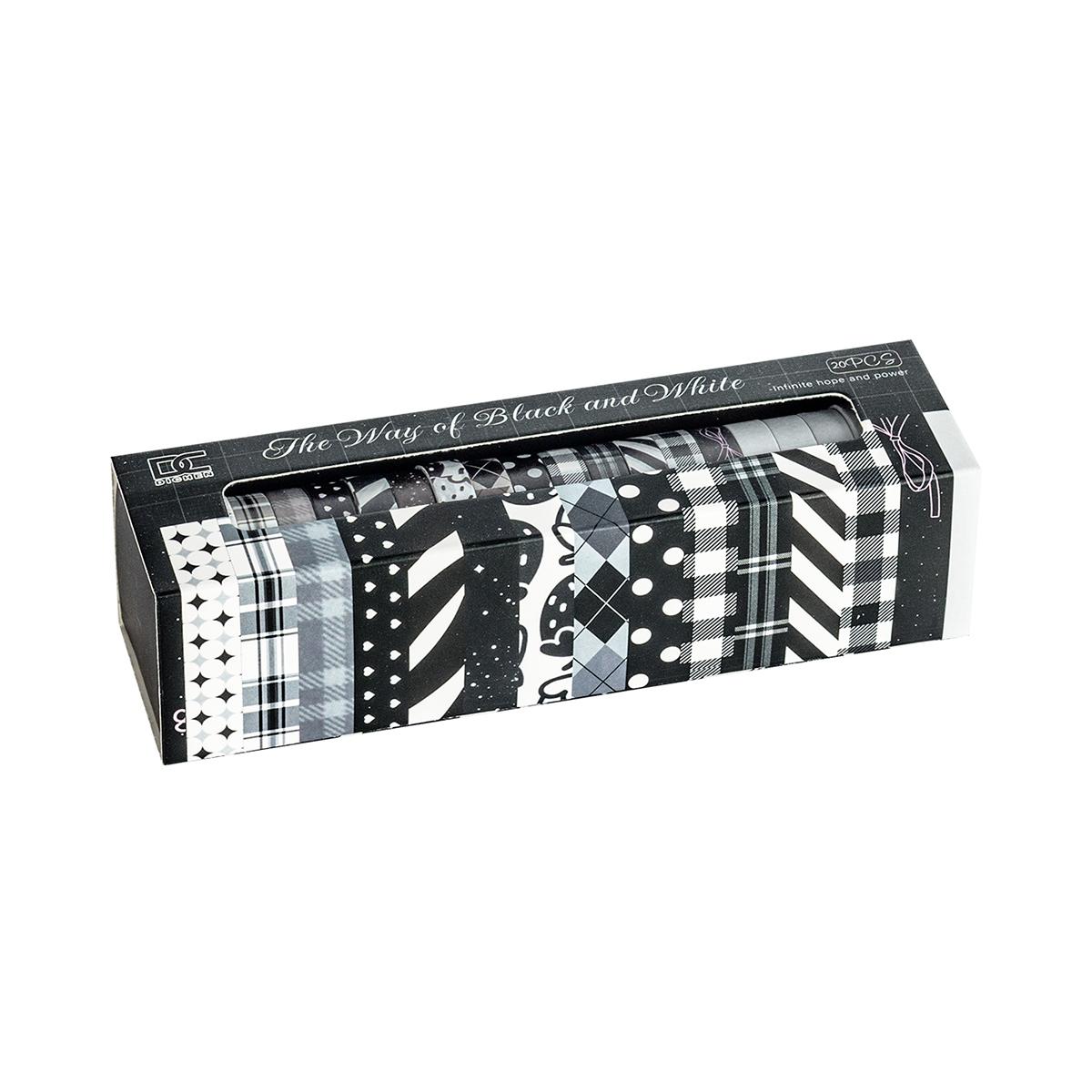 

20 Rolls Vintage Striped Tape Set DIY Photo Frames Gift Decorativa Journaling Materials