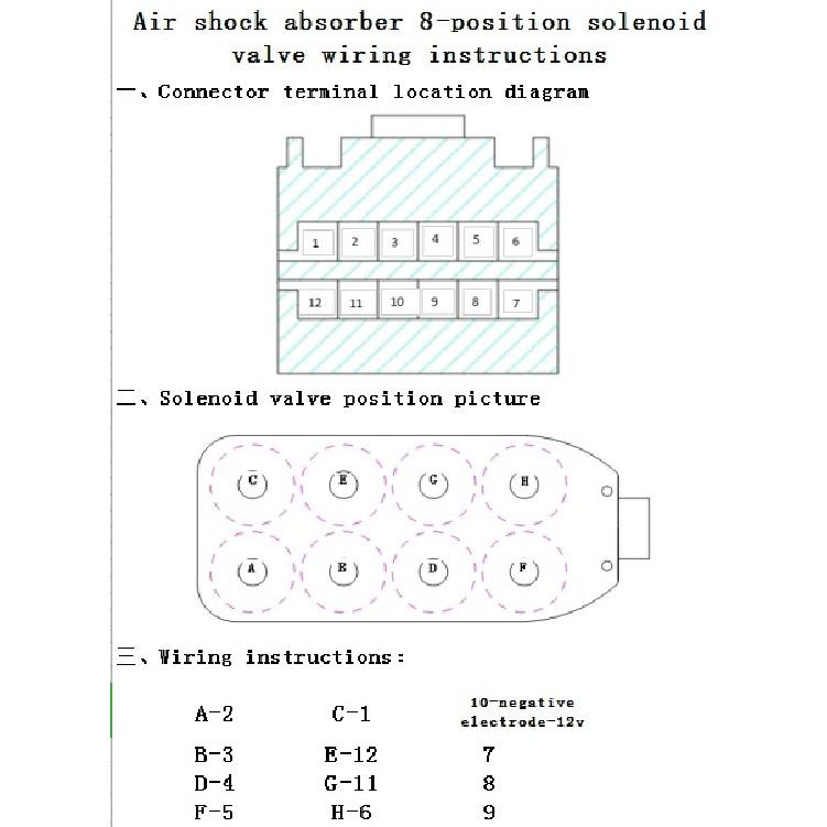 SMV-02 Ventilový blok solenoidových ventilů vzduchového odpružení 4bodový solenoidový ventil vzduchového odpružení Maxpower