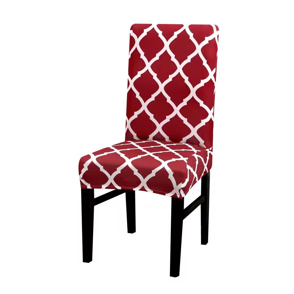 Print Dining Chair Cover 1/2/4/6Pcs Elastic Chair Slipcover Case Stretch Chair Covers For Wedding El Banquet