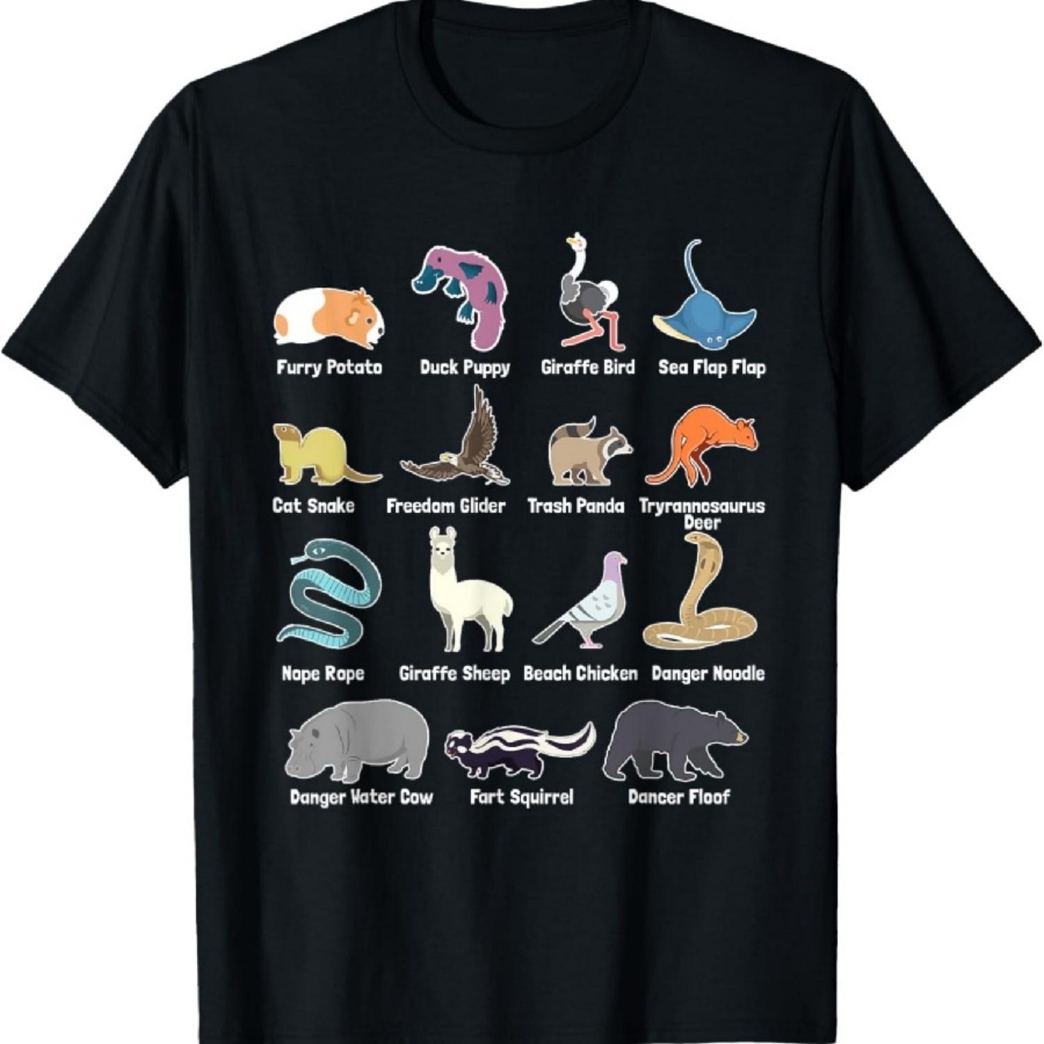 

Животные Мира - Редкие Экзотические Животные Смешные Мемы Подарочная Футболка S