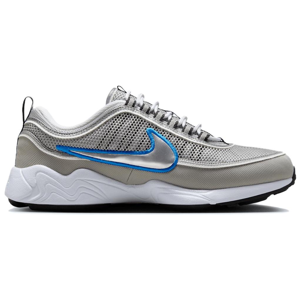 Nike Air Zoom Spiridon SP Argento Metallizzato Blu 2025 Sneakers Unisex Bianco Blu Segnale Nero HF9117-003