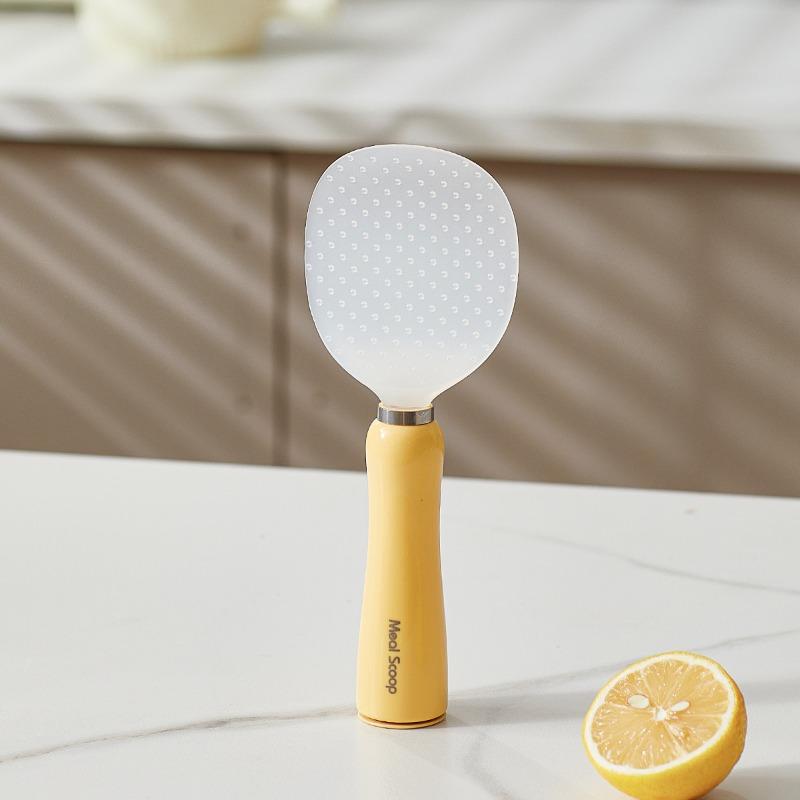 

Magnetic Standing Rice Spoon, Non-stick Rice Spoon, Suction Cup, Non-stick Rice Serving Spoon, Food-grade Electric Rice Cooker, Anti-stick Rice Spoon Vertical model жёлтый