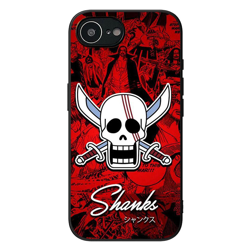Hülle für Apple iPhone 16 15 14 Plus 13 12 Mini 17 Pro Max + ProMax 16E Air Handyhülle Shanks Luffy One Roronoa Zoro Piece