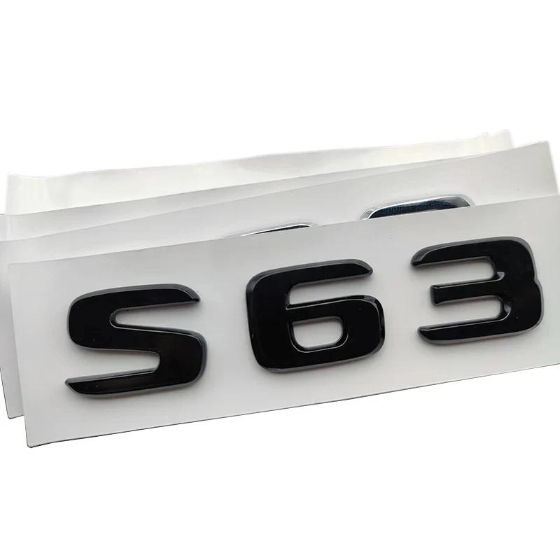Car Accessories 3D ABS Chrome Trunk Badge Sticker For  AMG C E 63 W205 W204 W213 W212 W222 W221 C63 E63 S63 Emblem Logo