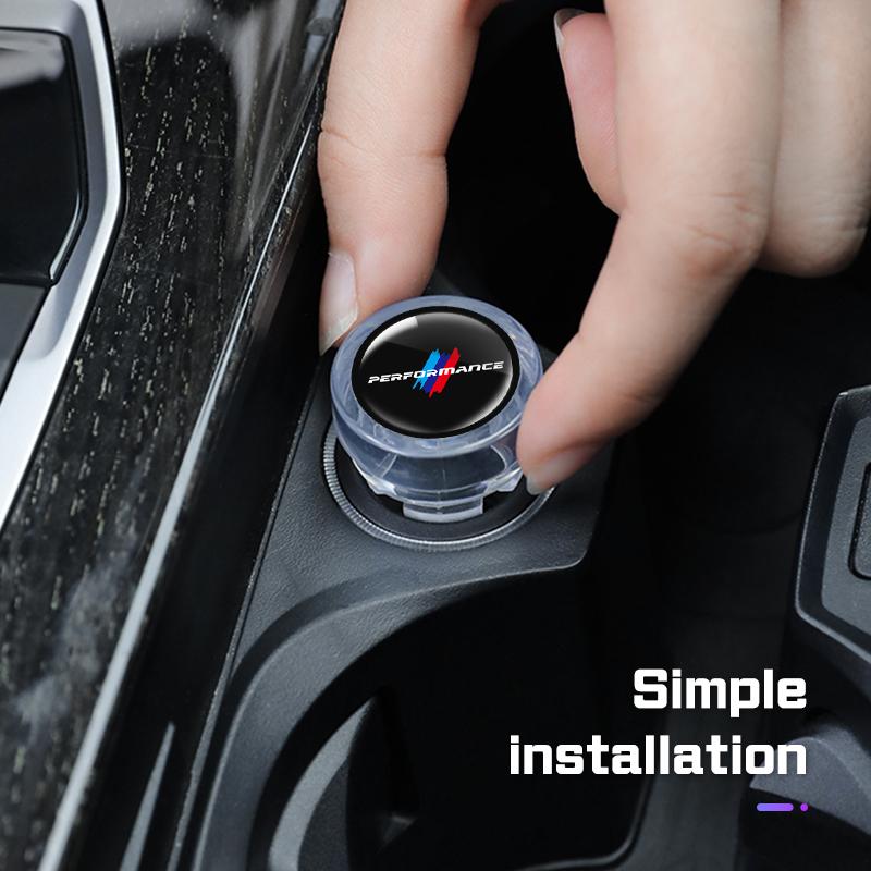 Car Cigarette Lighter Cover DustProof Decoration Cap For BMW X1X2 X3X5 X4 X6 X7 1 3 5 6 7 Series F40 E60 E90 F10 F15 F30 G20 G30
